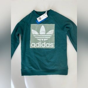 Adidas Trefoil Crew Green Sweatshirt